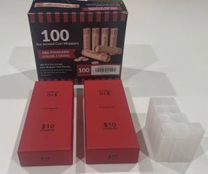 Penny Coin Storage & Wrapping Bundle Guardhouse Boxes Coin Tubes & Wrappers