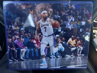 Gabe Vincent Signed Photo, Lakers