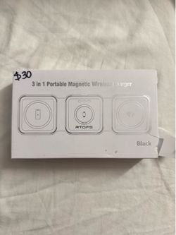 3 in 1 portable magnetic wireless charger