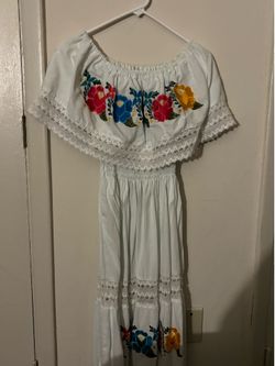 Latin flower dress