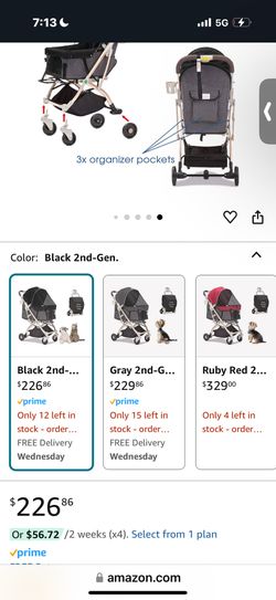 Beautiful Dog Stroller Used Twice