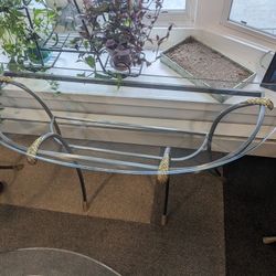 Glass End Table And Coffee Table Set