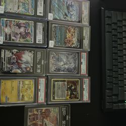 Pokemon card graded bundle