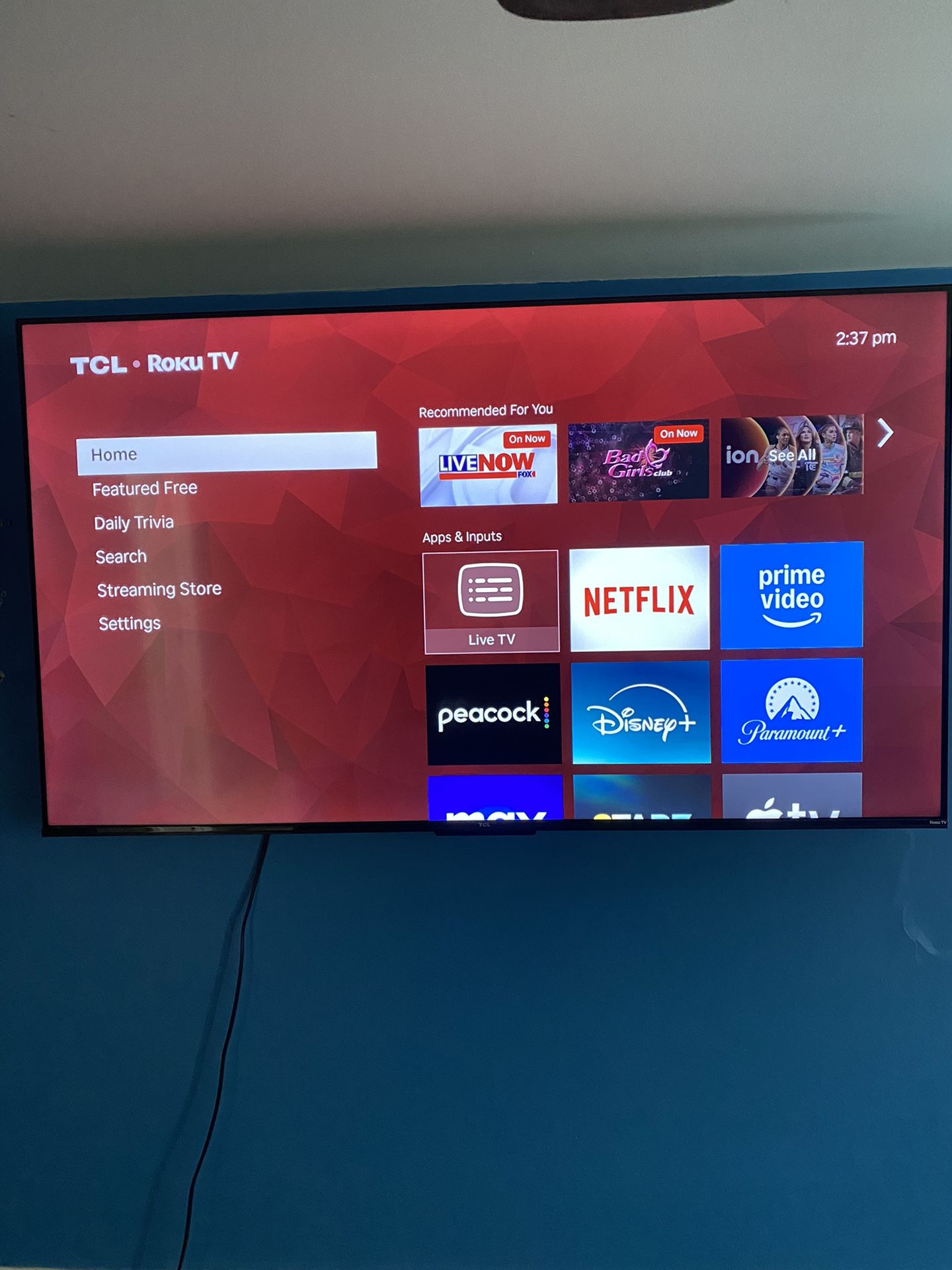 55’ In TCL Roku TV