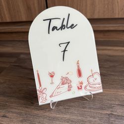 Table Numbers