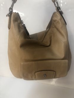 Coach leather shoulder purse