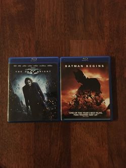 Batman Begins and The Datk Knight Bluray