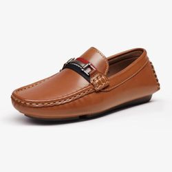 Bruno Marc Boys Loafer Comfortable Classic Slip-On Dress Shoes - Size 13