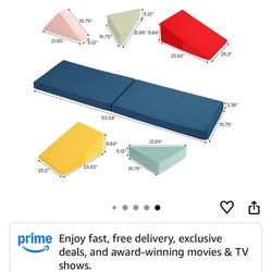 New inflated blocks for baby to climb