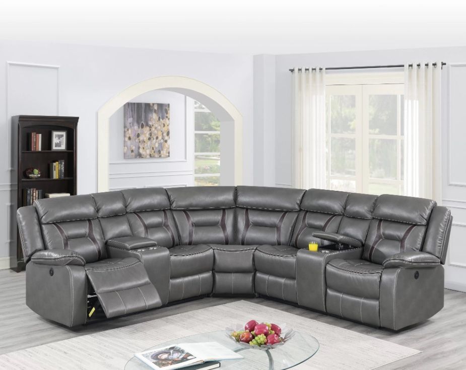 Manual Recliner Sectional. Chk Description