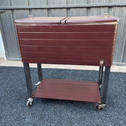 Cooler with Wheels 31” L x 15” D x 32” H