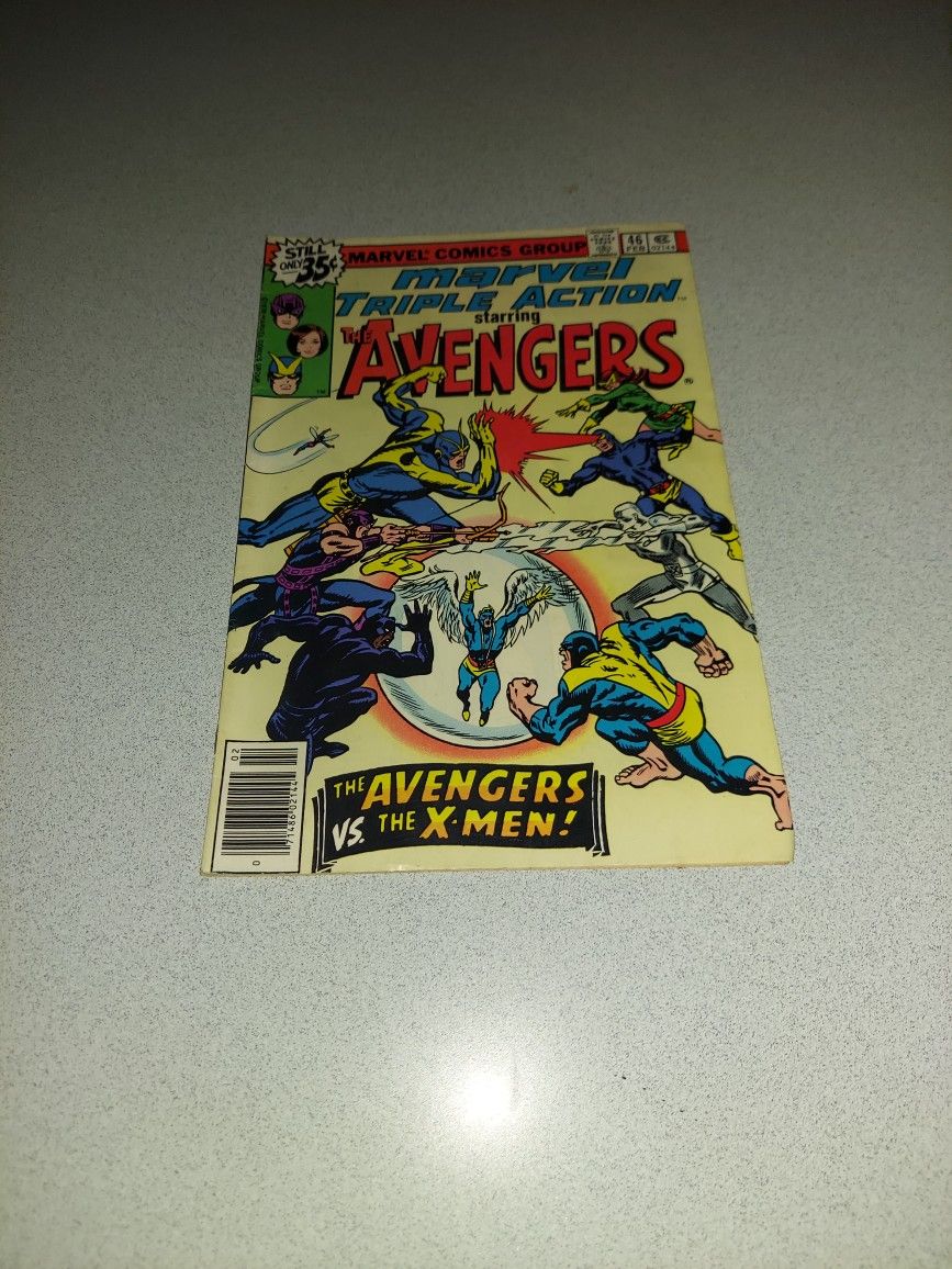 VINTAGE 1979 MARVEL TRIPLE ACTION STARRING THE AVENGERS #46 COMIC
