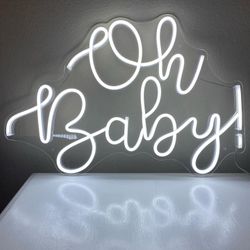 Oh Baby Neon Sign