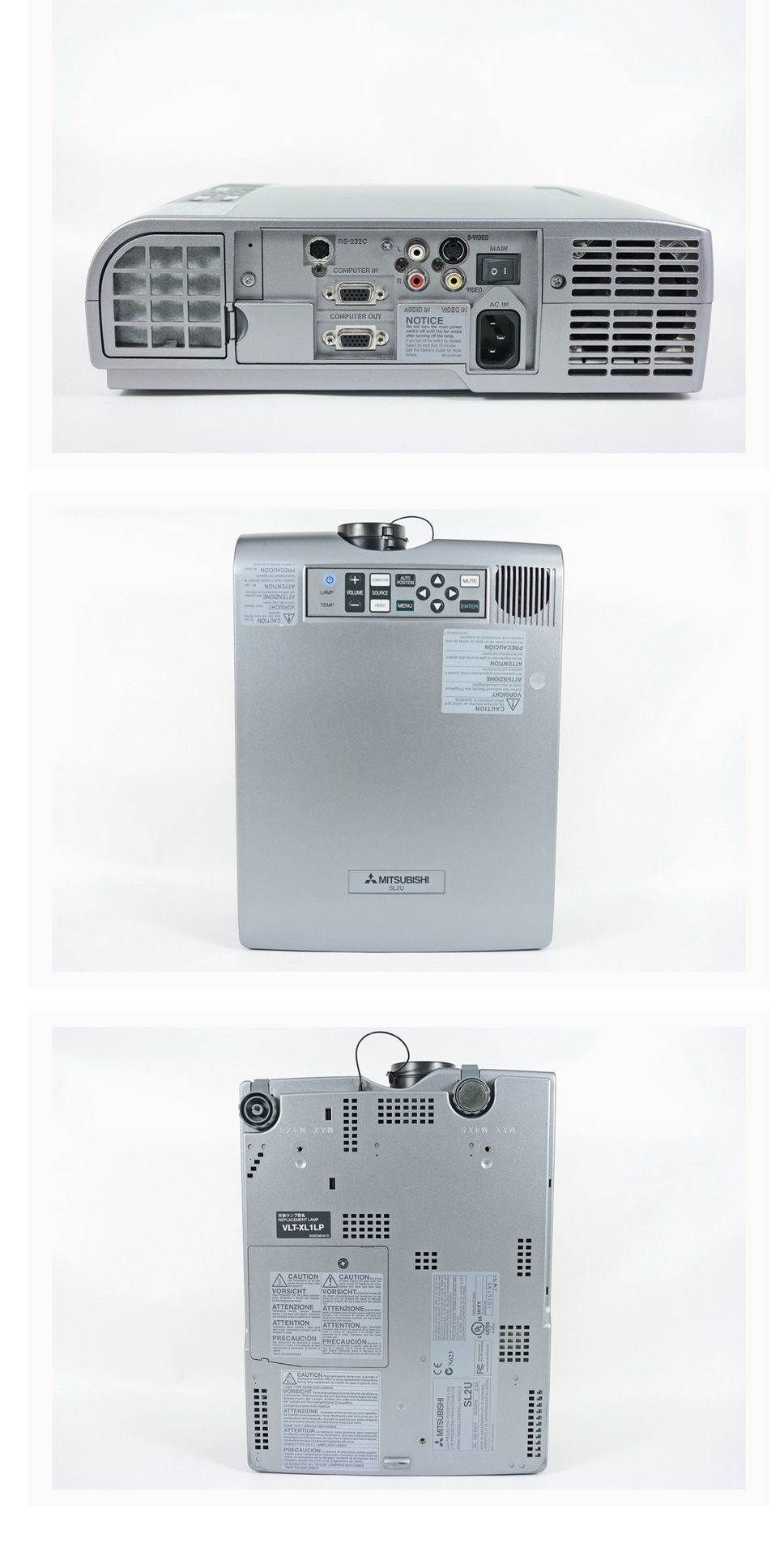 Mitsubishi SL2U Ultraportable LCD Projector - 6.5LBS
