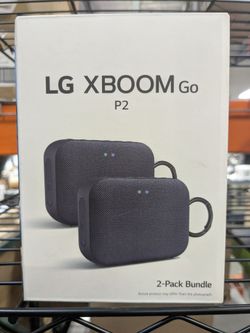 LG XBOOM Go P2 Portable Bluetooth Speaker (2-pack)