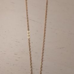 L&V 14 Karat Gold Plated Sterling Silver Necklace