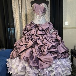 Homemade Quinceañera Dress 