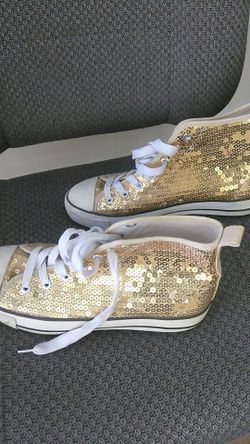 Glitter sneakers size 8 $20
