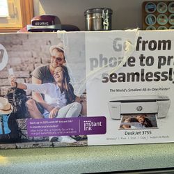 HP Deskjet 3755 Wireless Color Printer, Scanner, Copier