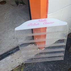 Wall Nail Polish Display Shelf