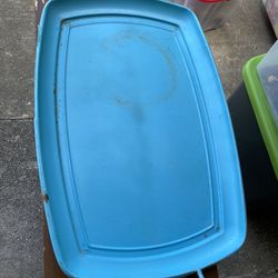 $15 Vintage Aqua Tray