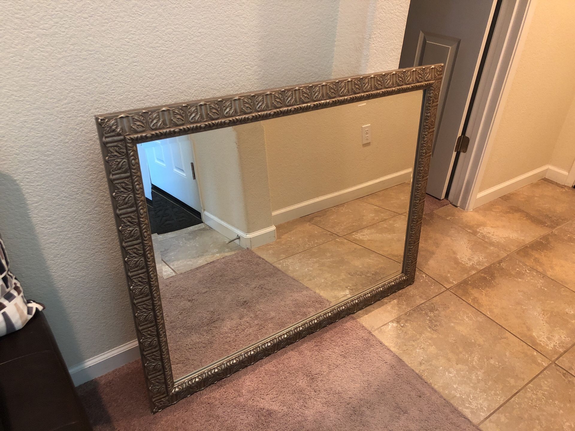 30x40 Champagne colored mirror