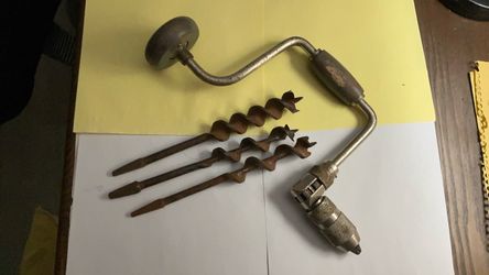 Vintage Stanley hand brace drill tool