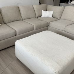 Oversized Bassett sofa sectional