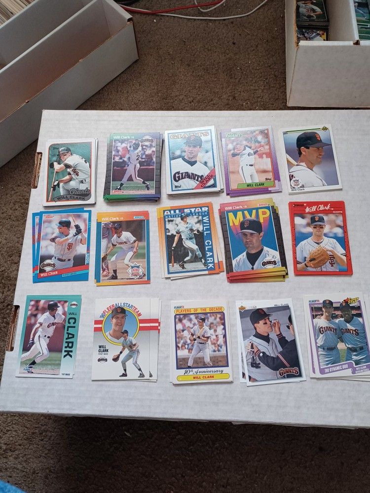 Will Clark  Baseball  Cards 