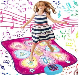 SUNLIN Dance Mat - Dance Mixer Rhythm Step Play Mat - Dance Game Toy Gift for Kids Girls Boys