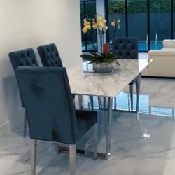 Dinning table set for 6
