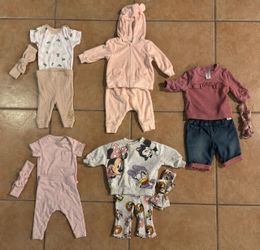 Baby Girl 5 Outfit Bundle – Disney, Sets & Bows 0-3 months
