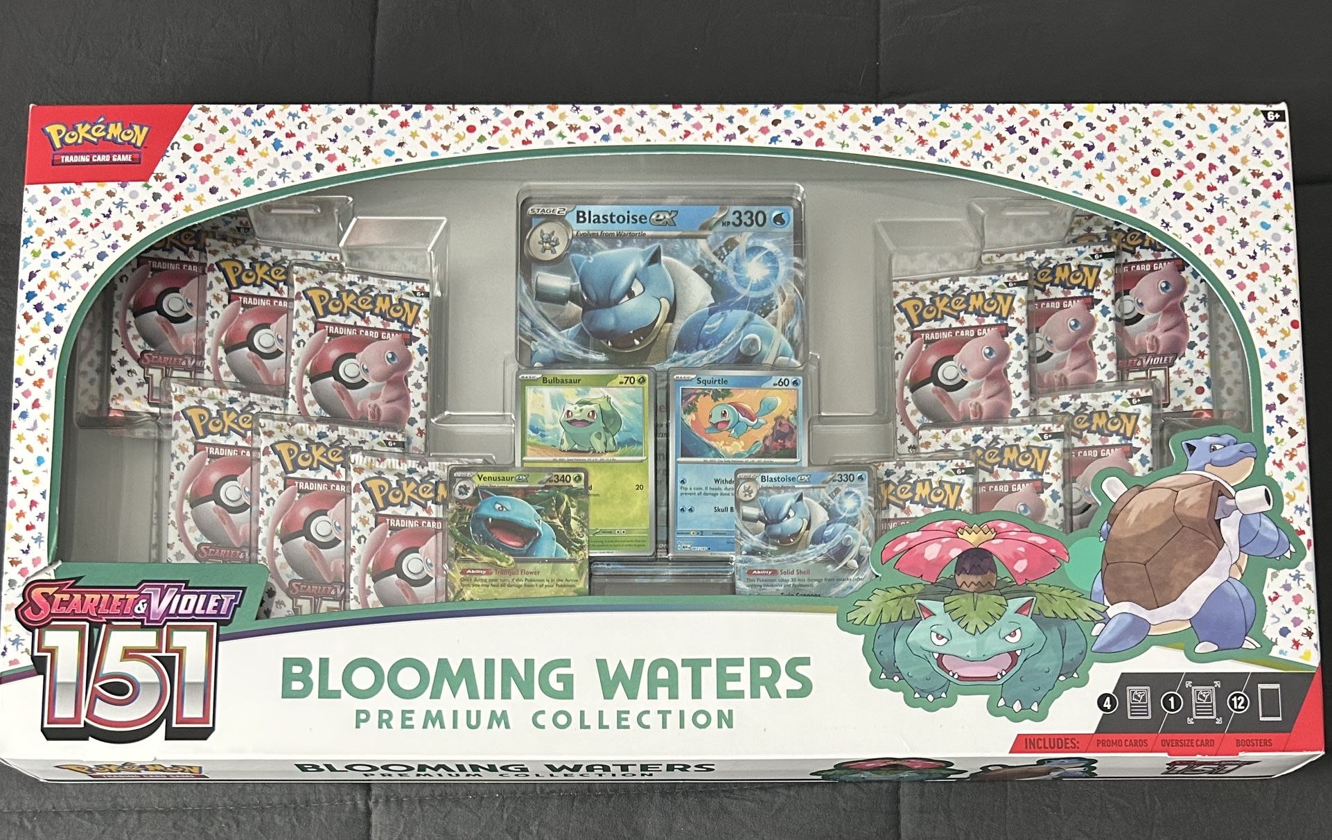 Brand New Unopened Pokemon Scarlet And Violet 151 Blooming Waters Premium Collection Box - $120