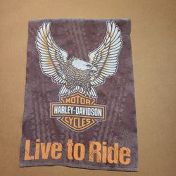 Harley Davidson Mini Flag
