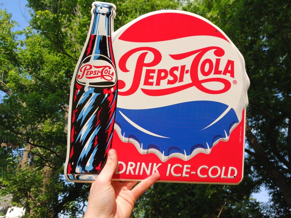 Brand New Pepsi Cola Sign