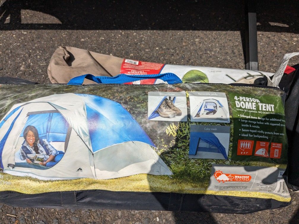 Camping Cot And Tents