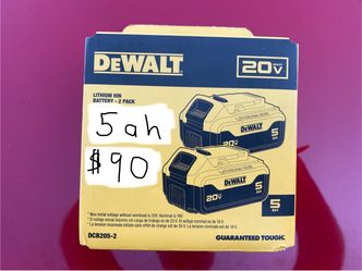 Brand New Dewalt 20v  5ah  Twin Pack Batteries 🪫 DCB205-2
