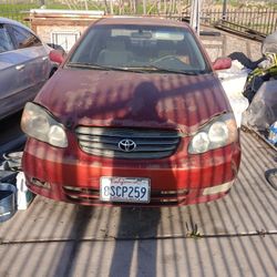 2004 Toyota Corolla Parts