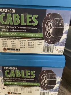 2 boxes Passenger Car Tire Cables, #0172955