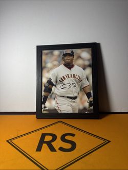 Barry Bonds 8x10 Auto With Coa