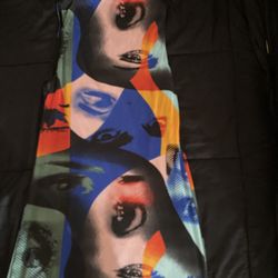 Mesh Multicolor Art Dress Size  Small