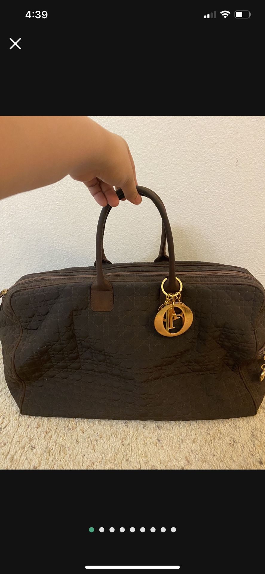 Authentic Christian Dior Duffle bag -$420