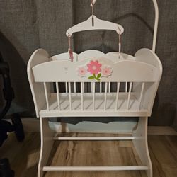 Doll Rocking Crib