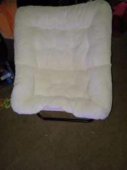 White Saucer Chair