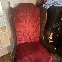 Single Red Chair 