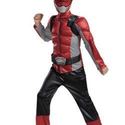 Kids Power Rangers Beast Morphers Costume Red Ranger