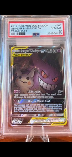 Pokemon Gengar Mimikyu GX Tag Team PSA 10