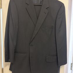 Men’s 2pc Suit Size 50regular In Navy $80