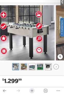 KETTLER Foosball Table – New in Box, Unassembled – Cosmetic Crack