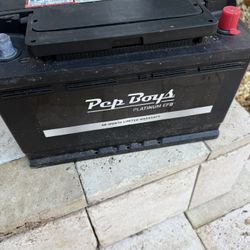 New Pep Boys Battery Platinum EFB